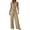 Khaki, variant on Summer Savings Clearance 2025 Bovxnpu Plus Size Jumpsuits for Women, Sleeveless Jumpsuit V Neck Elegant for Womens Dressy Casual One Piece Romper Outfits, Womens Casual Sleeveless Jumpsuit L