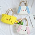 thumbnail image 2 of Women Handbag Cartoon Shape Sweet Color Woven Large Opening Contrast Color Baby Children Handbag Soft Straps Great Load Bearing Bag, 2 of 11