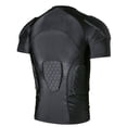 thumbnail image 4 of Men's Padded Compression Shirt Protective Shirt Rib Chest Protector for Football Paintball Baseball, 4 of 8