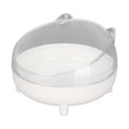 thumbnail image 1 of Bol d'Alimentation Incliné pour Animaux, Bol d'Alimentation Confortable pour Nourriture d'Animaux Réduisant le Fardeau sur le Cou Base Stable Bouche Oblique Matériau Sûr pour Petits Animaux pour Intérieur pour Chiot Blanc, 1 of 8