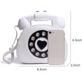 thumbnail image 3 of Sac à Main et Porte-Monnaie en Forme de Téléphone pour Femmes, Sac à Bandoulière Rétro avec Poignée Supérieure, 3 of 4