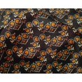thumbnail image 4 of oneOone Silk Tabby Fabric Floral Block Printed Fabric 1 Yard 42 Inch Wide, 4 of 4