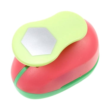 KLKCMS Hexagon Punch for Paper Crafts, Paper Punches for Crafting 1inch, Hexagon Shapes