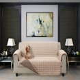 thumbnail image 1 of Housse de Protection Réversible pour Meubles de Chiens et Chats Chaise Marine/gris, 1 of 5