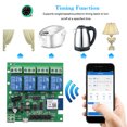 thumbnail image 4 of Amdohai Tuya WiFi+Bluetooth 433Mhz Smart Remote Control Wireless Switch Universal Module 4ch DC 5V Wifi Switch, 4 of 8