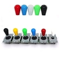 thumbnail image 4 of pitrice Joytsick Oval Ball Head Drop-Shaped Durable Rocker Handle Fashionable Topball Special Design Arcade Game Mmachine Accessories White, 4 of 7