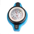 thumbnail image 1 of Aramox Aluminum Alloy Radiator  With Temperature Gauge Pressure Radiator Sa.fety High Pressure Temperature Gauge  Adjustment Leakproof Universal For Car, 1 of 8