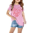 thumbnail image 1 of Mefallenssiah T-Shirts pour Enfants Manches Courtes T-Shirt Graphique Col Rond Crop top pour Filles et Garçons de 3 à 14 Ans, 1 of 1