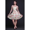 thumbnail image 4 of Bimba Robe d'Été Sans Manches Mini Fluide Teinture sur Nœuds pour Femme, Robe Soleil à Imprimé Floral - Grand, 4 of 5