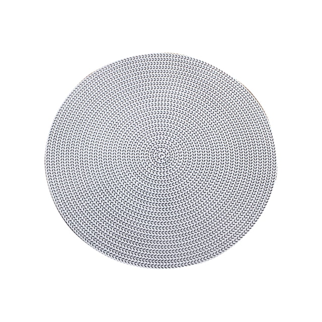 PVC Insulation Placemat 14.96 in x 14.96 in x 0.19 in – Gold or Silver Hollowed-Out Design, Non-Slip, Double-Thick, Reversible, Easy-Clean Kitchen Table Mat