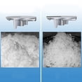 thumbnail image 4 of 500W Electric Ice Crusher, 2 Blades Stainless Steel Snow Cone Maker Professional Shaved Ice Machine with Anti Splash Cover, Ergonomic Handle for Home Commercial Use, 4 of 7
