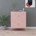 thumbnail image 1 of vidaXL Storage Cabinet Pink 80x35x101.5 cm Steel, 1 of 5