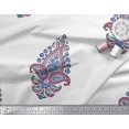 thumbnail image 2 of Soimoi Viscose Chiffon Fabric Floral & Paisley Block Print Sewing Fabric Yard 42 Inch Wide, 2 of 3