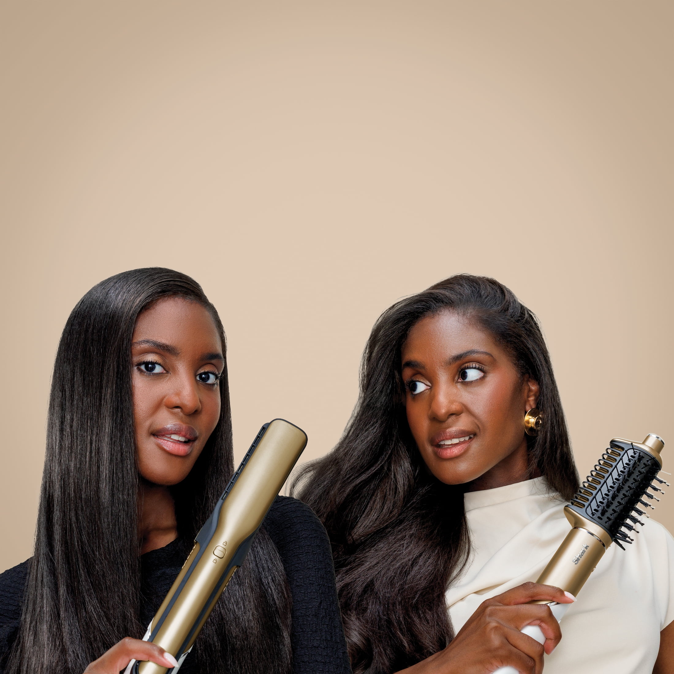 Shark Glam Hot Tool Air Styling & Drying System , Gold (Gift)