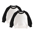 thumbnail image 1 of RXIRUCGD Chandail à Capuche de Sport pour Enfants, Chandail à Col Rond pour Garçons et Filles, Manches Longues (Noir, Taille:9 Ans), 1 of 2