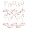 thumbnail image 4 of 10Pcs Table Number Holder Wedding Note Holder Circle Business Card Holder Ornaments Cute Shape Elegant Electroplating Charming, 4 of 8