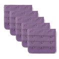 thumbnail image 1 of INSPIRE CHIC Rallonges de Soutien-Gorge pour Femmes à 3 Crochets 3 Rangées Bretelle de Soutien-Gorge Extensible Boucle Crochets Bande de Soutien-Gorge Violet 5, 1 of 5