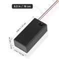 thumbnail image 4 of MasteelfCA 10pcs Battery Holder On/Off Switch Battery Case Insulating Batery Container (9V 6F22 Battery), 4 of 7