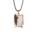 thumbnail image 1 of Anime Character Necklace Attack on Titan Survey Corps Logo Pendant Necklace, 1 of 7