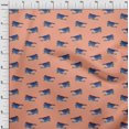 thumbnail image 3 of oneOone Cotton Flex Fabric Branch & Bird Block Print Fabric BTY 40 Inch Wide, 3 of 4