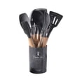 thumbnail image 2 of Rbaofujie Kitchen Gadgets Wooden Handle Kitchenware Set 12 Piece Round Barrel Set Non Stick Pot Cooking Spoon Kitchen Tools Kitchen Gadgets, 2 of 2