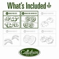 thumbnail image 4 of Callahan Brake Parts Front and Rear Brake Kit For Mercedes-Benz E350 2006 [Model Specific] Replacement Drilled Slotted Brake Rotors with Ceramic Brake Pads, 4 of 4