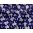 thumbnail image 4 of oneOone Viscose Jersey Fabric Check Kasuri Decor Fabric Printed BTY 60 Inch Wide, 4 of 5