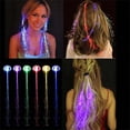 thumbnail image 3 of WIFKLSIIPG LED Lights Hair Light up Fiber LED Hair Barrettes Party Favors for Party Bar Dancing Hairpin Hair Clip Multicolor Flash Barrettes Clip Braid, 3 of 7