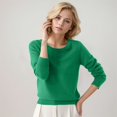 thumbnail image 1 of SHIXIAOO Chandail à Col Rond pour Femme, Chandail, Couleur Unie, Manches Longues, Robe Chandail Raglan, Chandail à Quart de Glissière, Chandail, 1 of 3
