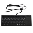 thumbnail image 2 of Wired Keyboard, Stable Connection Mechanical USB Keyboard with Touchpad Long Life  for Industrial Use, 2 of 7