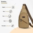 thumbnail image 4 of Bdday Gift Bags Strap Bag Crossbody Backpack with Usb Hole with Headphone Hole Strap Backpack Hiking Backpack Multipurpose Crossbody Chest Bag Small Makeup Bag, 4 of 8