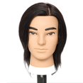 thumbnail image 2 of Xingzhi Man Mannequin Head Full Real Hair 3D for Dyeing Perming Curling Practice, 2 of 9