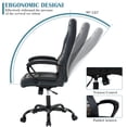 thumbnail image 4 of PC Gaming Chair Ergonomic Computer High-Back Racing with Lumbar Support Armrest Adjustable PU Leather Swivel Rolling Executive Office Desk for Home Adults, Camo, 4 of 7
