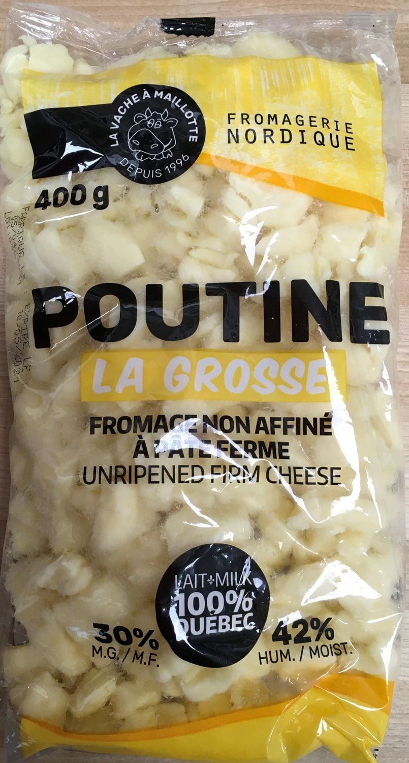 La Vache a Maillotte - Cheddar Cheese Curds for Poutine Original 400 gr