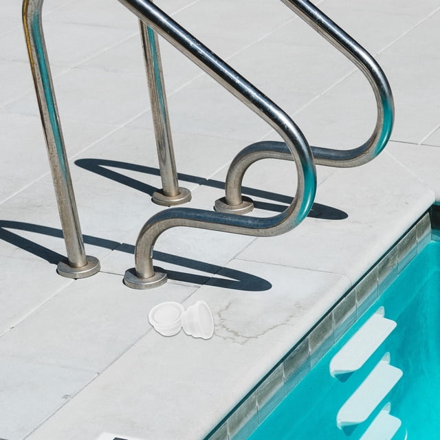 Phenofice Pare-Chocs d'Échelle de Piscine 2 Pcs Design Moderne Apparence Épurée Protection Garde pour Piscines hors Terre