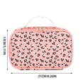 thumbnail image 3 of Dvkptbk Storage Large Capacity Travel Makeup Bag,Portable Cosmetic Bag Imitation Leather Osmetic Bag Large Opening Design Makeup Organizer Bag Home Essentials, 3 of 3