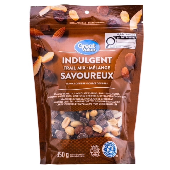 Great Value Indulgent Trail Mix, Gluten Free, Made in Canada, 350 g
