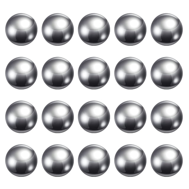 Unique Bargains Billes de Roulement en Acier au Carbone 18 mm Polies avec Précision, Lot de 100