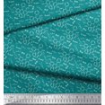 thumbnail image 2 of Soimoi Polyester Crepe Fabric Chemical Formula Education Theme Print Fabric by Yard 52 Inch Wide, 2 of 3
