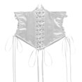 thumbnail image 5 of EQWLJWE Robe à Manches Bouffantes pour Femmes 2023 Épaules Dénudées à Lacets Rétro Ceinture Retour à la Maison Fête d'Anniversaire Princesse Mignonne Aguichant Vintage, 5 of 5
