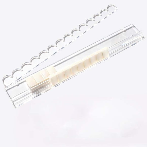 Tortoise Mahjong Rack Pusher Acrylic Clear Tile Holder for Game Night