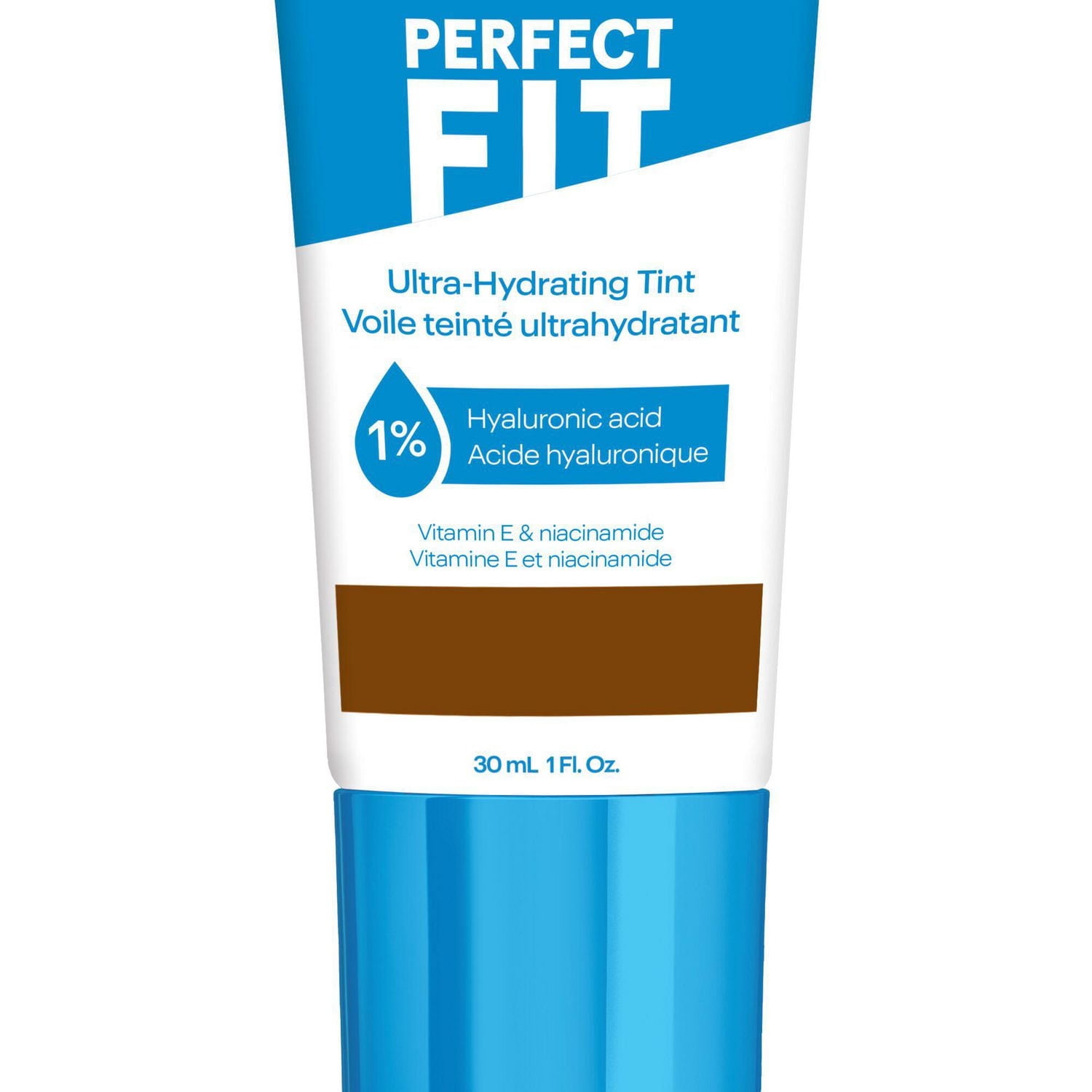 Perfect Fit Teint Ultra-Hydratant avec 1 % d'Acide Hyaluronique, de niacinamide, de Caféine et de Vitamine E