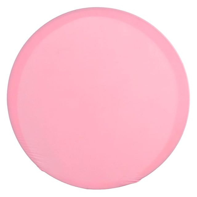 segolike Round Backdrop Cover Backdrop Stand Cover Modern Stretch Background Cover Circle Pink 220cm