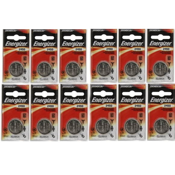 Energizer CR2450 Lithium 3volt Cell battery - 12 Pack
