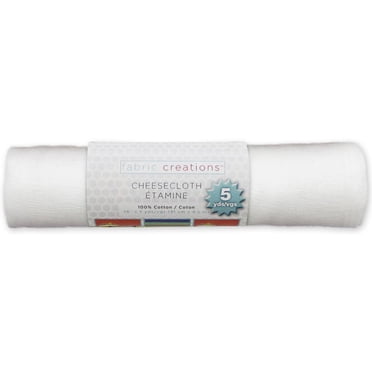 FABRIC CREATIONS Cheesecloth, 91.4 cm (36 in) × 4.57 m (5 yd), 4.6 m (5 yd)