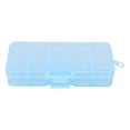 thumbnail image 3 of 10 Grid Plastic Jewelry Removable Storage Box Grid Organizer Storage Beads Earring Container Blue, 3 of 5