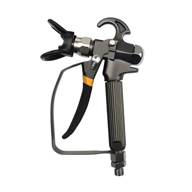Black High Pressure Airless Paint Spray Gun With 517 Spray Nozzle Guard For Pump Sprayer Airless Spraying Machine ,Efficient & Easy to use