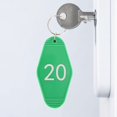thumbnail image 4 of MesaSe 10 Pcs Key Tags Vintage Motel Keychain Fade-resistant Smooth Surface Long-lasting DIY Crafts Ornament, 4 of 10