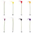 thumbnail image 4 of 12pcs Artificial Floral Decor Home Office PU Fake Flower Wedding Ceremony Mini Artificial Flower, White, 4 of 9