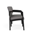 thumbnail image 4 of Lenox Steel Reception Waiting 2 Seats Chair / Black Steel / Light Gray, 4 of 5